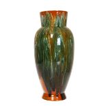 A LARGE LINTHORPE POTTERY VASE, LATE 19th CENTURY, shape no.