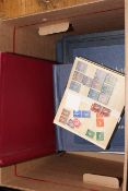Collection of GB and World mint and used stamps in seven albums