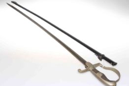 German dress sword, scabbard, overall 93.5cm, LOB 80.