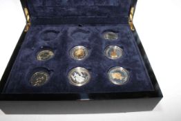 Royal Mint proof half sovereign, 2001,