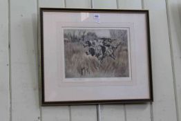 Henry Wilkinson, English Setters, limited edition print,