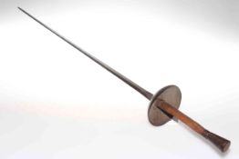 19th Century fencing sword, overall 99cm,