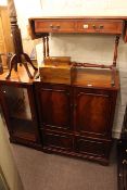 Yew two drawer sofa table,