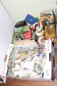 Collection of cigarette cards, collectables including pen knives, lighters,