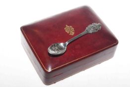 Rolex watches presentation spoon and crested box (2)