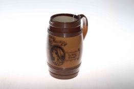 Doulton brown stoneware 'Victoria Jubilee' jug