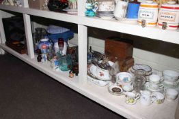 Pewter tankards, teaware, blue and white, metalwares, Victorian boxes,