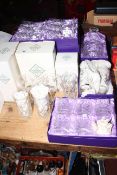 Collection of mostly boxed Edinburgh Crystal