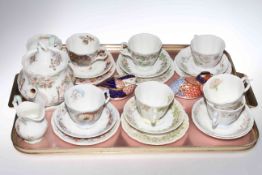 Fifteen piece Royal Doulton 'Brambly Hedge' tea set, Spring, Summer, Autumn and Winter,