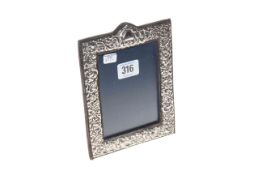 Silver photograph frame