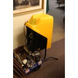 JCB garden shredder and box of tools, wing mirrors,