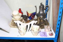 Poole vase, Maling vase, cutlery, silver plate, teaware,