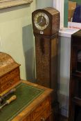 1930's oak cased Grandmother clock