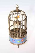 Oriental bird cage clock,