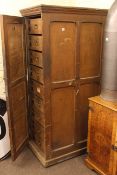 Late 19th Century/early 20th Century nine drawer bakery cupboard