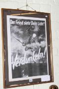 WWII German Nightfighter poster