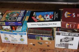 Three boxes of games,