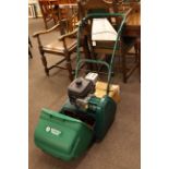 Suffolk Punch petrol cylinder mower and scarifier