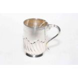 Victorian silver mug,