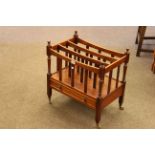 Reproduction mahogany three division Canterbury