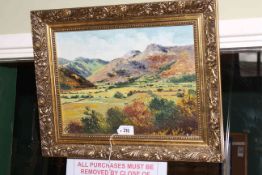 Gerald Hodgson, Cumbrian landscape, signed, oil,
