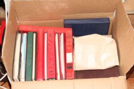 Large box of various stamps and albums