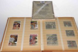 Album of Third Reich stamps, cards,