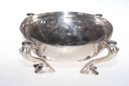Liberty pewter bowl, by Oliver Baker, no.