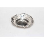 Silver bon-bon dish,