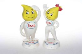 Two Esso advertising figures
