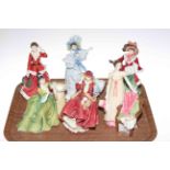 Six Royal Doulton figurines