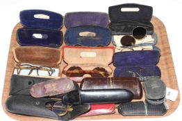 Collection of vintage spectacles