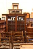 Old Charm four door cabinet bookcase and television stand,