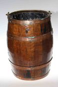 Barrel bucket with swing handle and liner