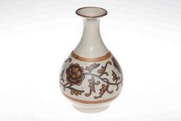 Crackle glazed vase