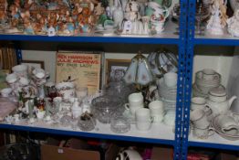 Royal Doulton Willo the Wisp and Poole tableware, glassware, table lamps, records,