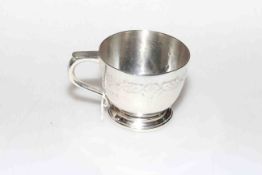 Silver cup by Adie Bros,