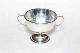 Silver presentation bowl,