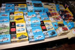 Collection of boxed Corgi and Vanguard service vehicles