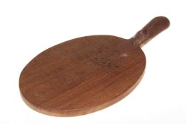 Mouseman oval cheese board