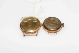 Two 9 carat gold watches