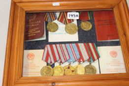 Russian medals,