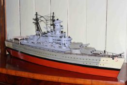 Model of German warship