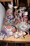Collection of Imari wares, plates,