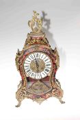 Ornate boulle style mantel clock