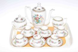 Coalport Ming Rose coffee set