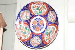 19th Century circular Imari scalloped edged charger