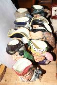 Collection of nine Royal Doulton character jugs