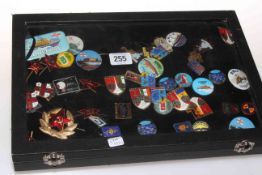 Collection of badges