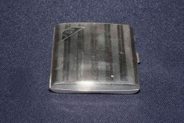 Silver cigarette case,